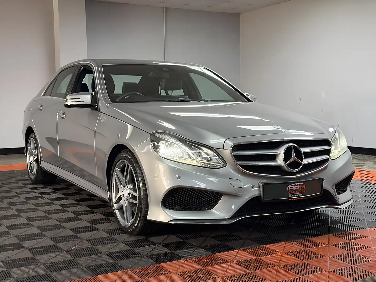 Used 2015 Mercedes-Benz E Class AMG Line Palladium Silver/Grey - Interior and Exterior details 5