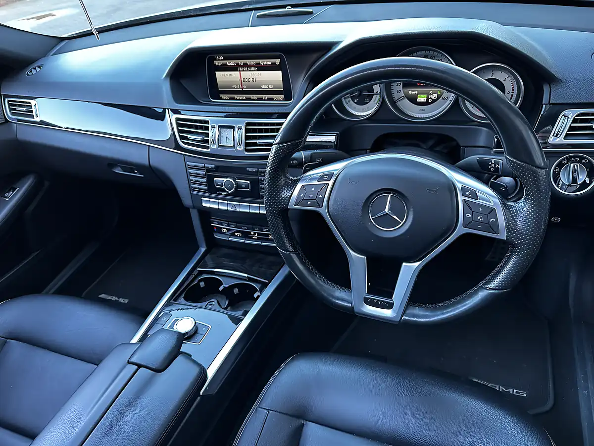 Used 2015 Mercedes-Benz E Class AMG Line Premium Plus Silver - Interior and Exterior details 5
