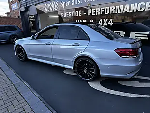 Used 2015 Mercedes-Benz E Class AMG Line Premium Plus Silver - Interior and Exterior details 6