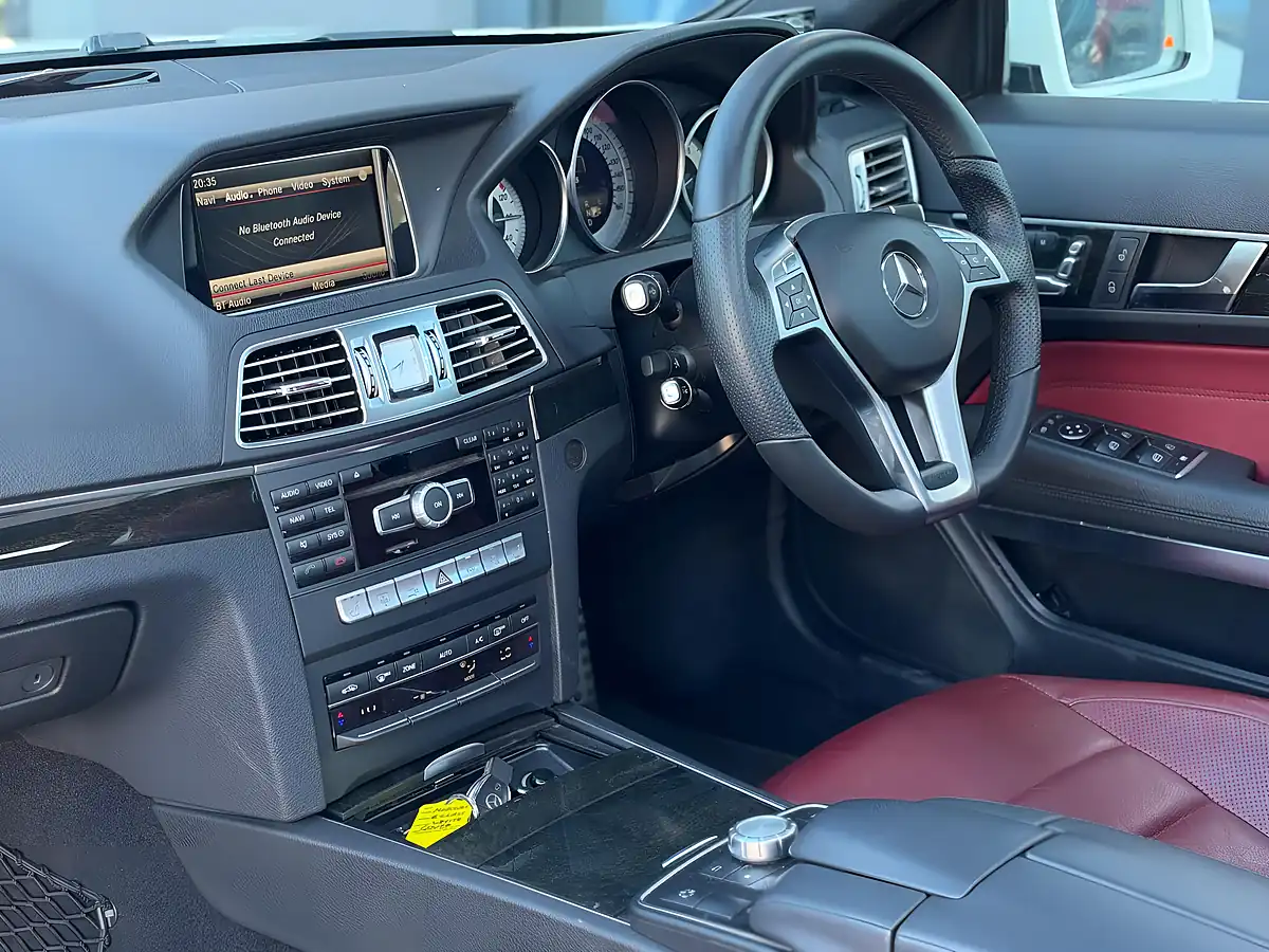 Used 2015 Mercedes-Benz E Class AMG Line (premium) White - Interior and Exterior details 3
