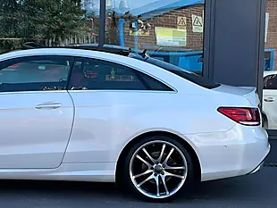 Used 2015 Mercedes-Benz E Class AMG Line (premium) White - Interior and Exterior details 8