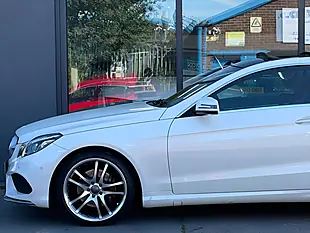 Used 2015 Mercedes-Benz E Class AMG Line (premium) White - Interior and Exterior details 9