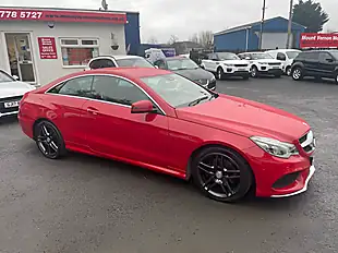 Used 2015 Mercedes-Benz E Class AMG Line Red - Interior and Exterior details 10
