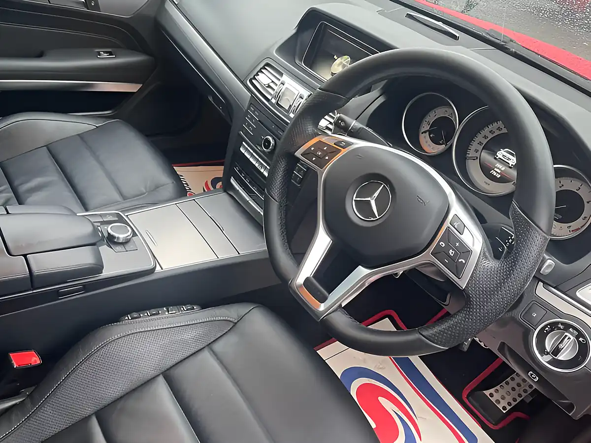 Used 2015 Mercedes-Benz E Class AMG Line Red - Interior and Exterior details 12