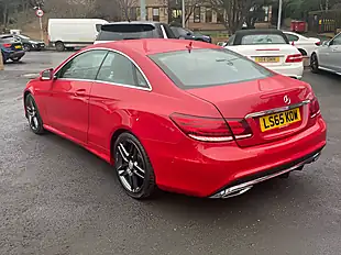 Used 2015 Mercedes-Benz E Class AMG Line Red - Interior and Exterior details 6