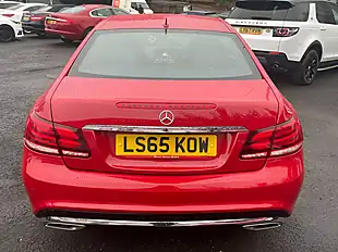 Used 2015 Mercedes-Benz E Class AMG Line Red - Interior and Exterior details 7