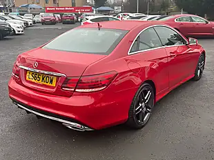 Used 2015 Mercedes-Benz E Class AMG Line Red - Interior and Exterior details 8