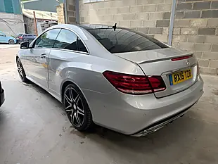 Used 2015 Mercedes-Benz E Class AMG Line Silver - Interior and Exterior details 5