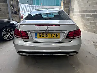 Used 2015 Mercedes-Benz E Class AMG Line Silver - Interior and Exterior details 6