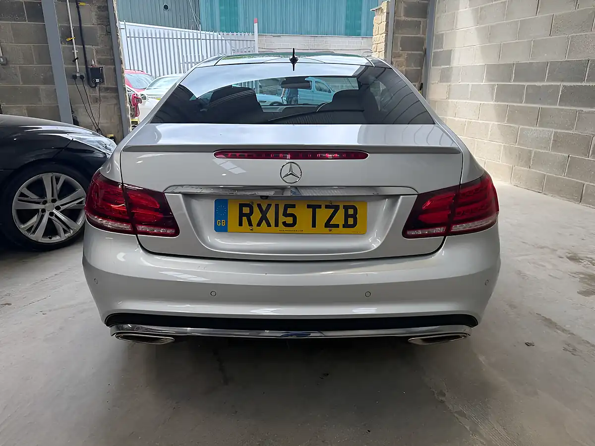 Used 2015 Mercedes-Benz E Class AMG Line Silver - Interior and Exterior details 6