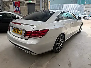 Used 2015 Mercedes-Benz E Class AMG Line Silver - Interior and Exterior details 7