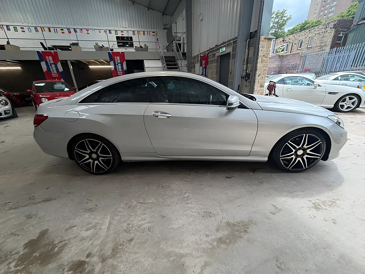 Used 2015 Mercedes-Benz E Class AMG Line Silver - Interior and Exterior details 8