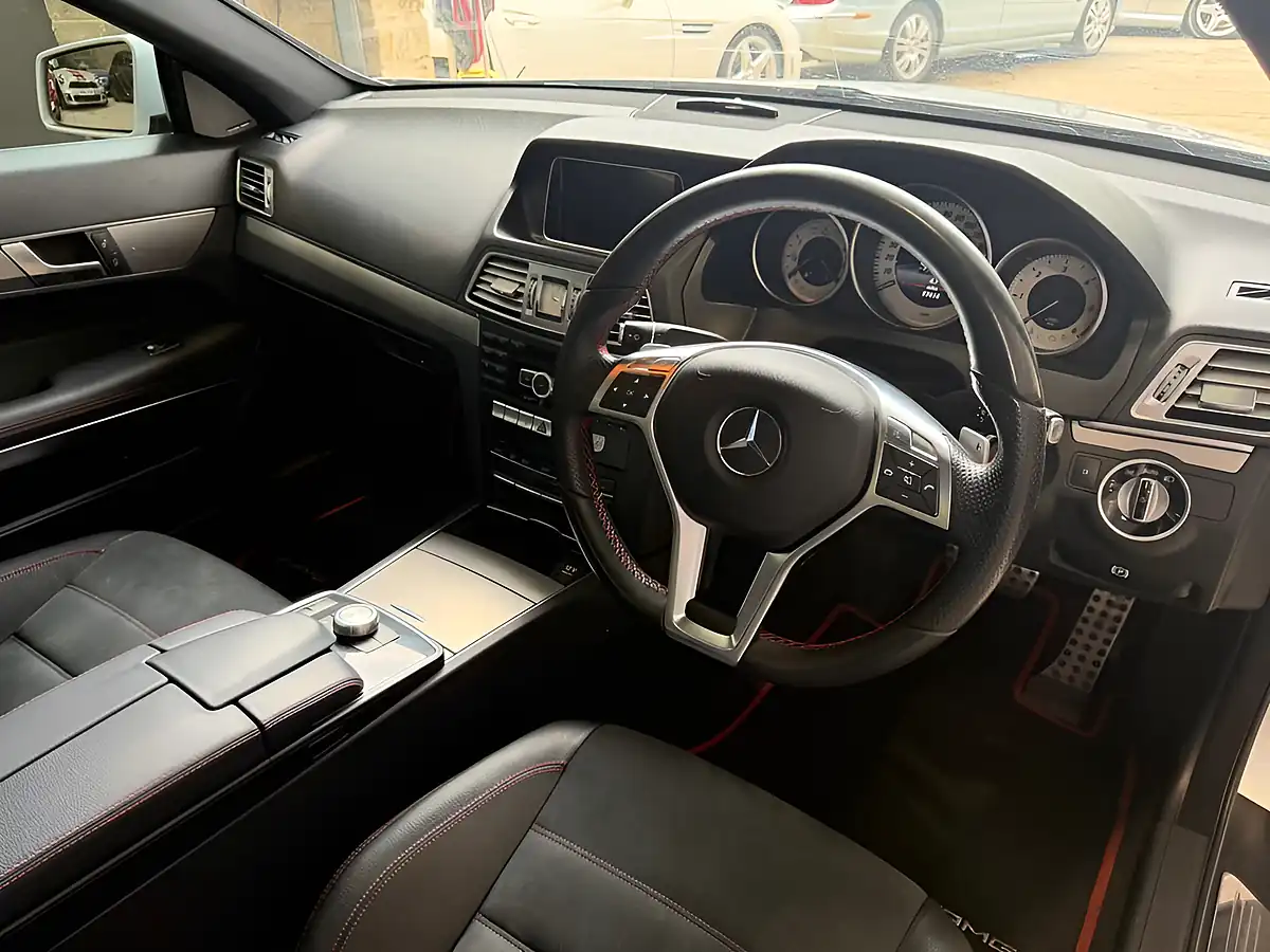 Used 2015 Mercedes-Benz E Class AMG Line Silver - Interior and Exterior details 9