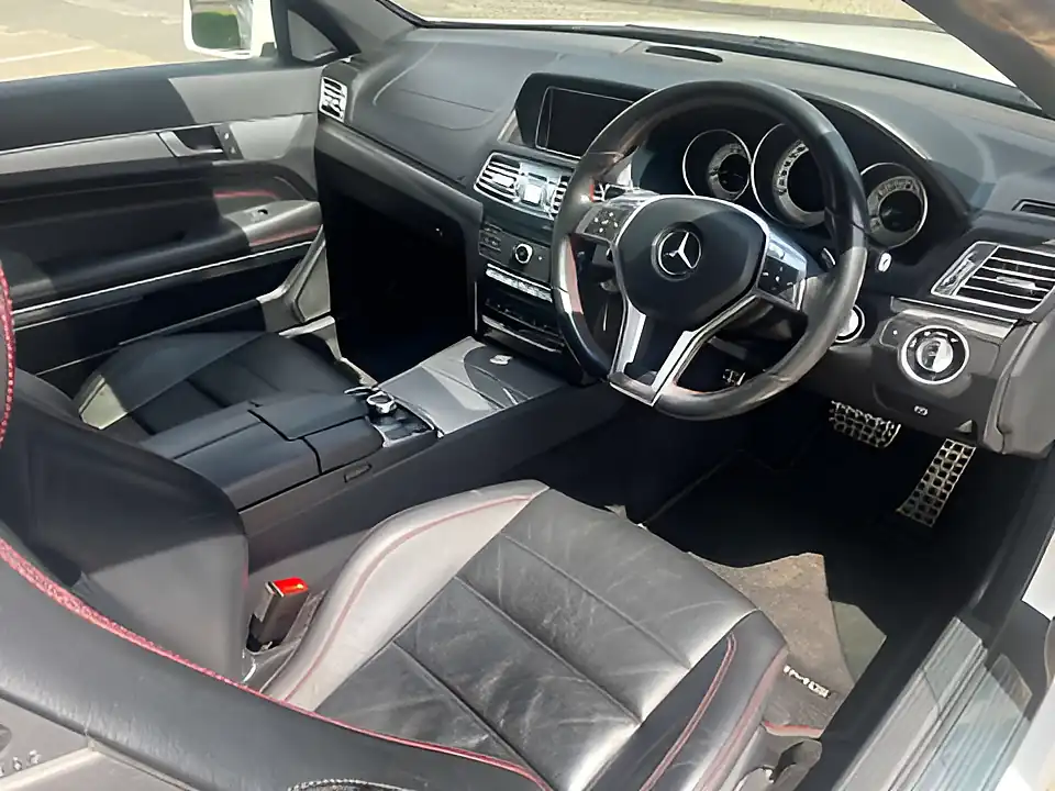 Used 2015 Mercedes-Benz E Class AMG Line White - Interior and Exterior details 15
