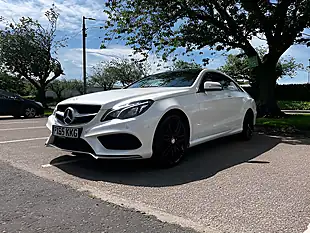 Used 2015 Mercedes-Benz E Class AMG Line White - Interior and Exterior details 18