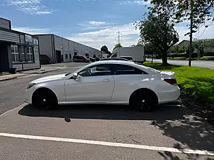 Used 2015 Mercedes-Benz E Class AMG Line White - Interior and Exterior details 2