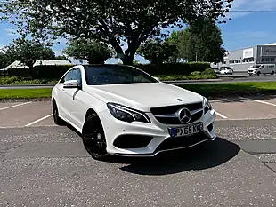 Used 2015 Mercedes-Benz E Class AMG Line White - Interior and Exterior details 5