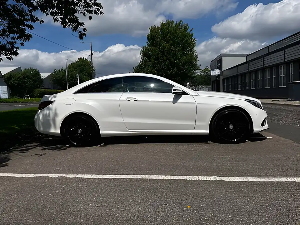 Used 2015 Mercedes-Benz E Class AMG Line White - Interior and Exterior details 6