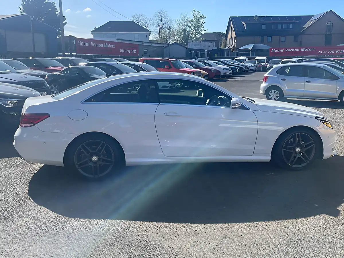 Used 2015 Mercedes-Benz E Class AMG Line White - Interior and Exterior details 10