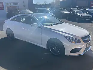 Used 2015 Mercedes-Benz E Class AMG Line White - Interior and Exterior details 11