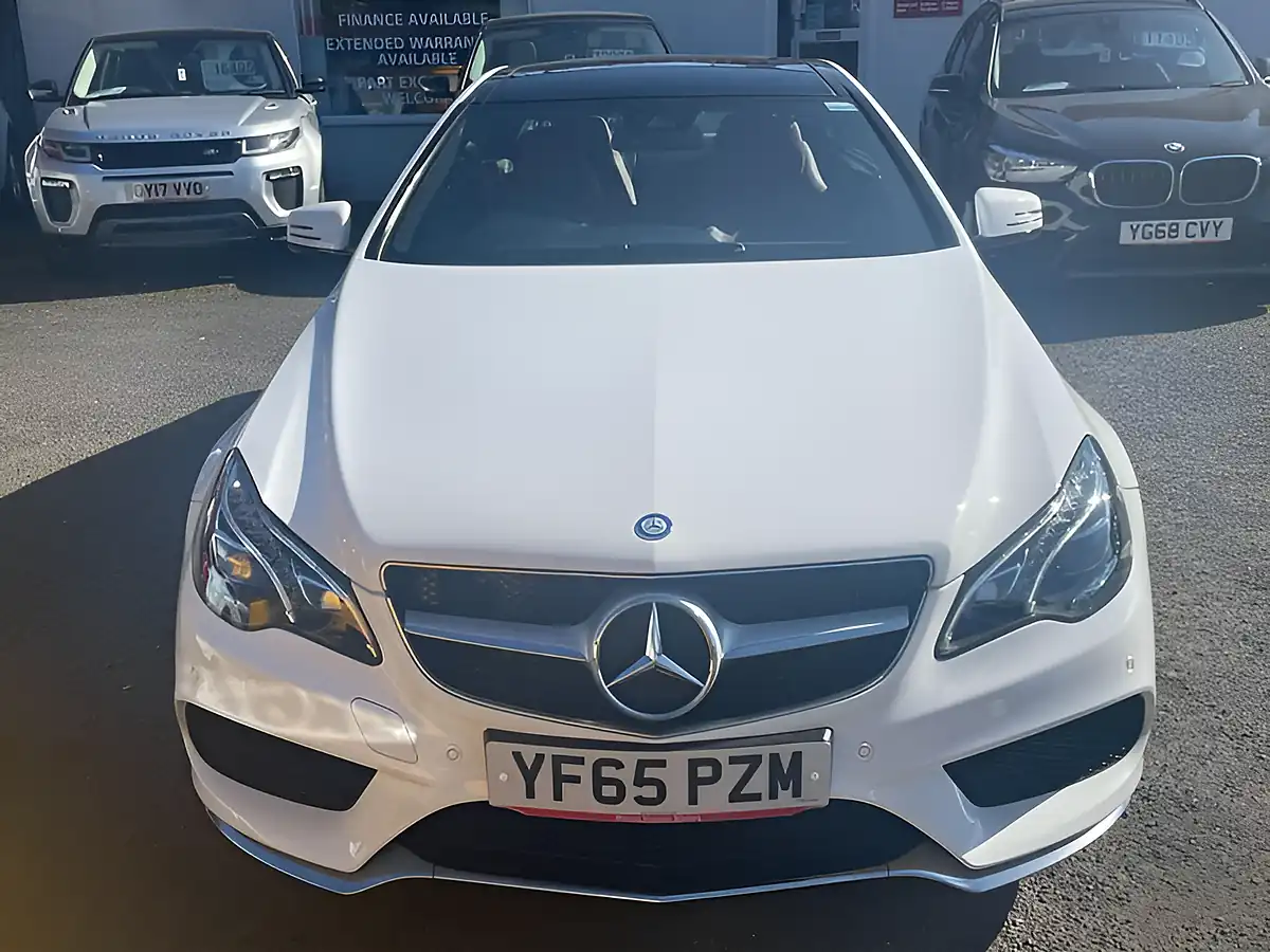 Used 2015 Mercedes-Benz E Class AMG Line White - Interior and Exterior details 12