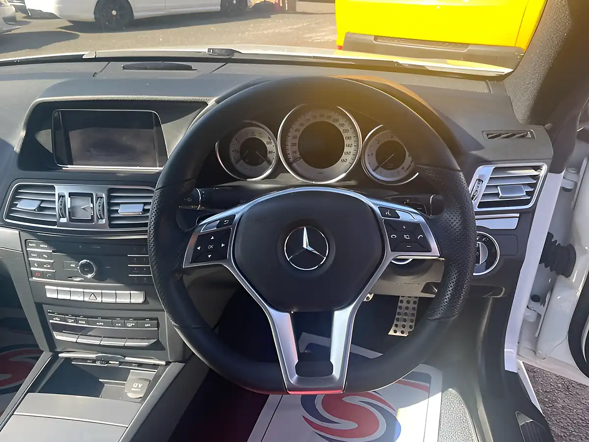Used 2015 Mercedes-Benz E Class AMG Line White - Interior and Exterior details 17