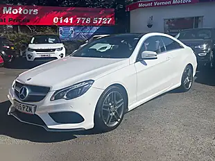 Used 2015 Mercedes-Benz E Class AMG Line White - Interior and Exterior details 4