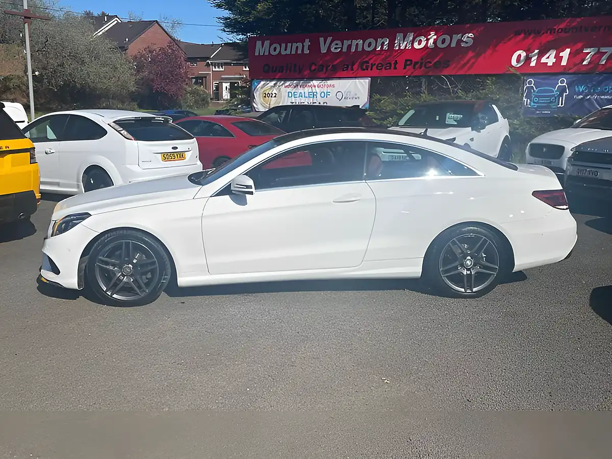Used 2015 Mercedes-Benz E Class AMG Line White - Interior and Exterior details 6