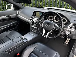 Used 2015 Mercedes-Benz E Class AMG Line White - Interior and Exterior details 13