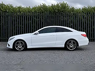 Used 2015 Mercedes-Benz E Class AMG Line White - Interior and Exterior details 4