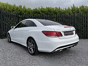 Used 2015 Mercedes-Benz E Class AMG Line White - Interior and Exterior details 6