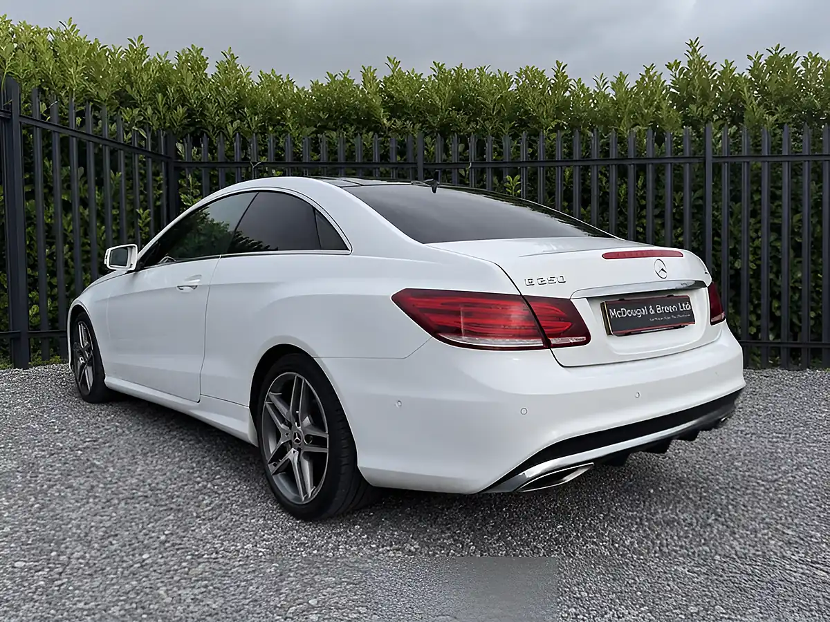 Used 2015 Mercedes-Benz E Class AMG Line White - Interior and Exterior details 6