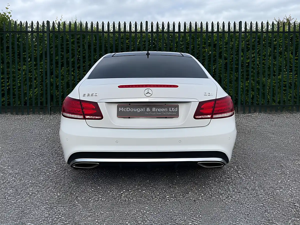 Used 2015 Mercedes-Benz E Class AMG Line White - Interior and Exterior details 7