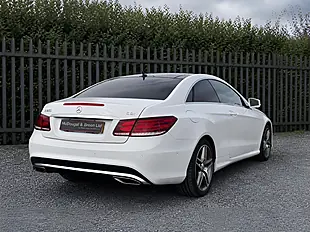 Used 2015 Mercedes-Benz E Class AMG Line White - Interior and Exterior details 8