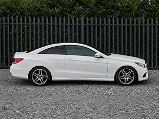 Used 2015 Mercedes-Benz E Class AMG Line White - Interior and Exterior details 9