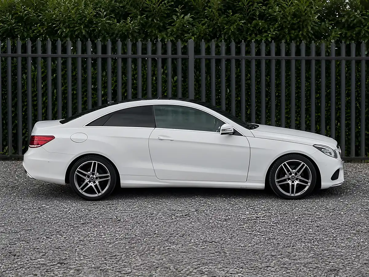Used 2015 Mercedes-Benz E Class AMG Line White - Interior and Exterior details 9