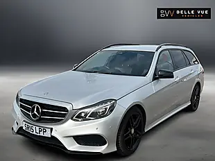 Used 2015 Mercedes-Benz E Class AMG Night Edition Iridium Silver - Interior and Exterior details 11