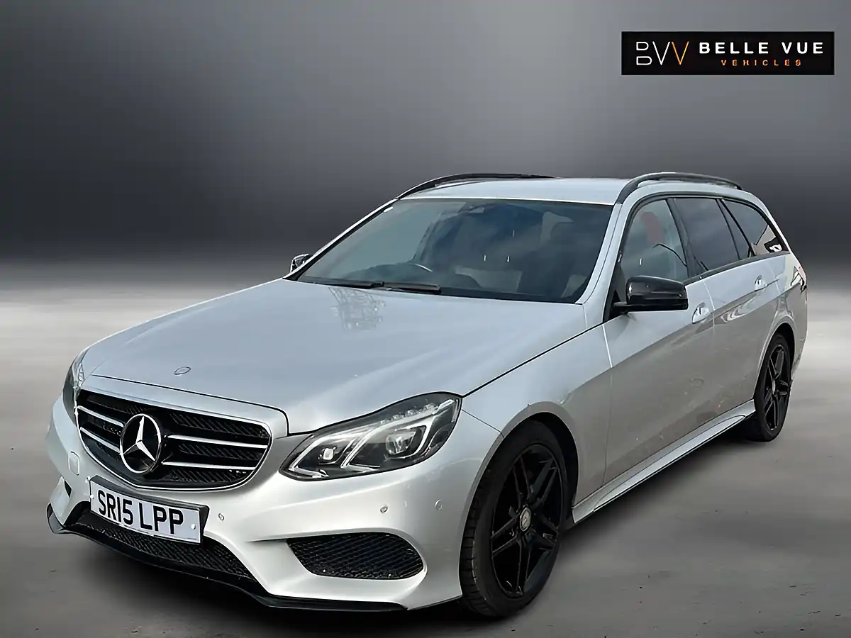Used 2015 Mercedes-Benz E Class AMG Night Edition Iridium Silver - Interior and Exterior details 11