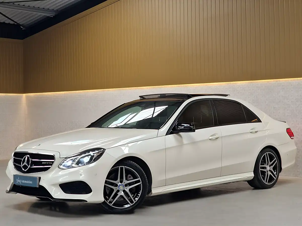Used 2015 Mercedes-Benz E-Class AMG Night Edition Premium Designo Diamond White - Interior and Exterior details 6