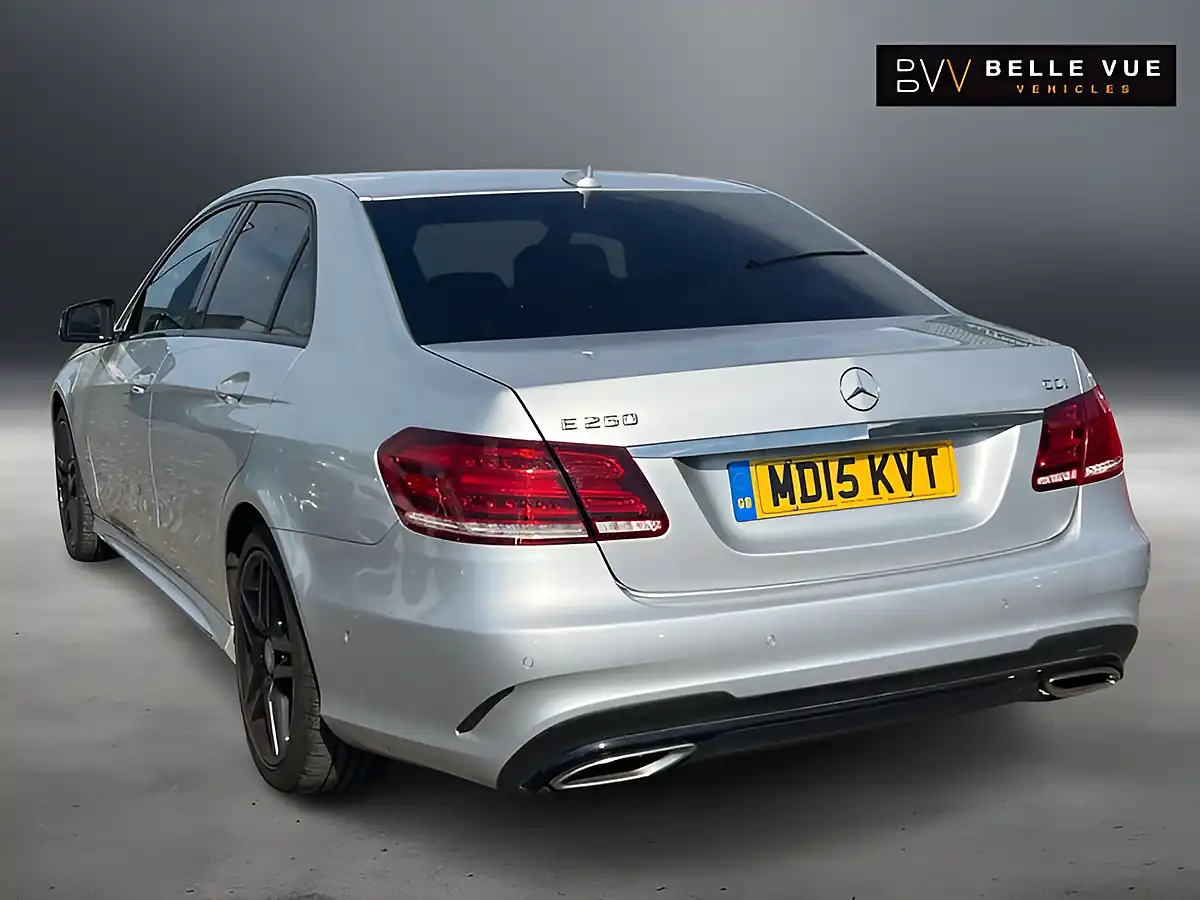 Used 2015 Mercedes-Benz E Class AMG Night Edition Silver - Interior and Exterior details 11