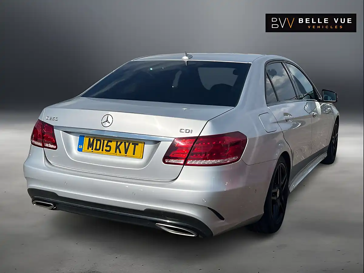 Used 2015 Mercedes-Benz E Class AMG Night Edition Silver - Interior and Exterior details 4