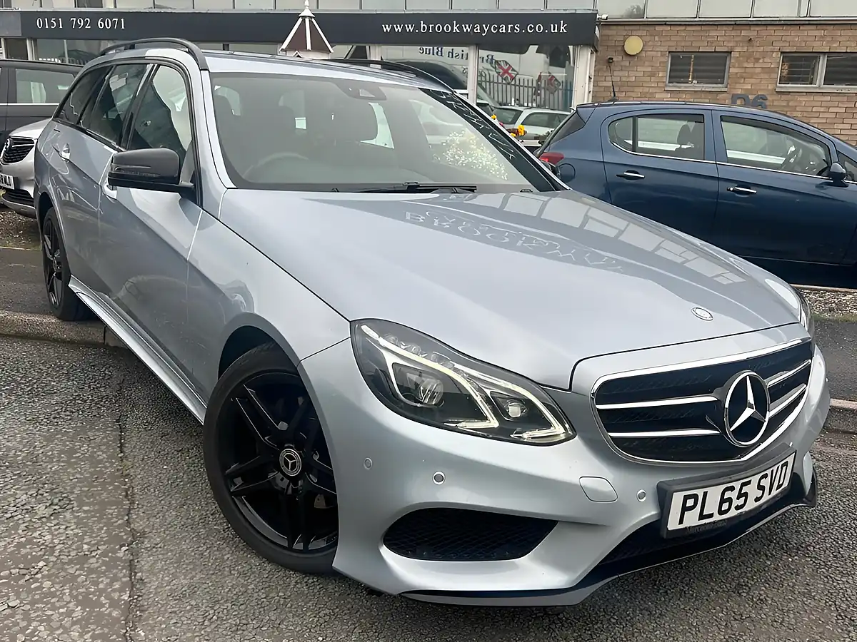 Used 2015 Mercedes-Benz E Class AMG Night Edition Silver - Interior and Exterior details 10