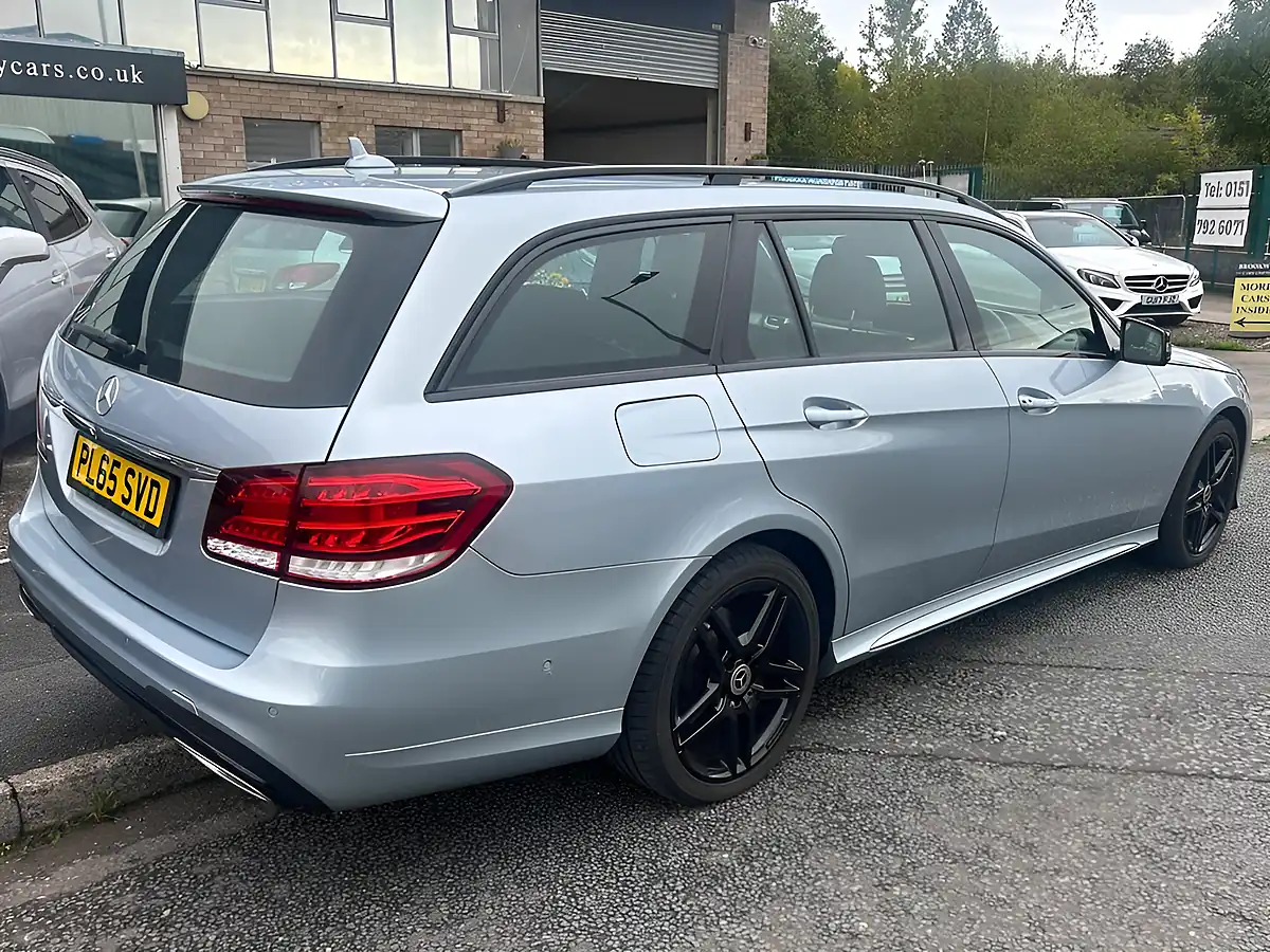 Used 2015 Mercedes-Benz E Class AMG Night Edition Silver - Interior and Exterior details 13