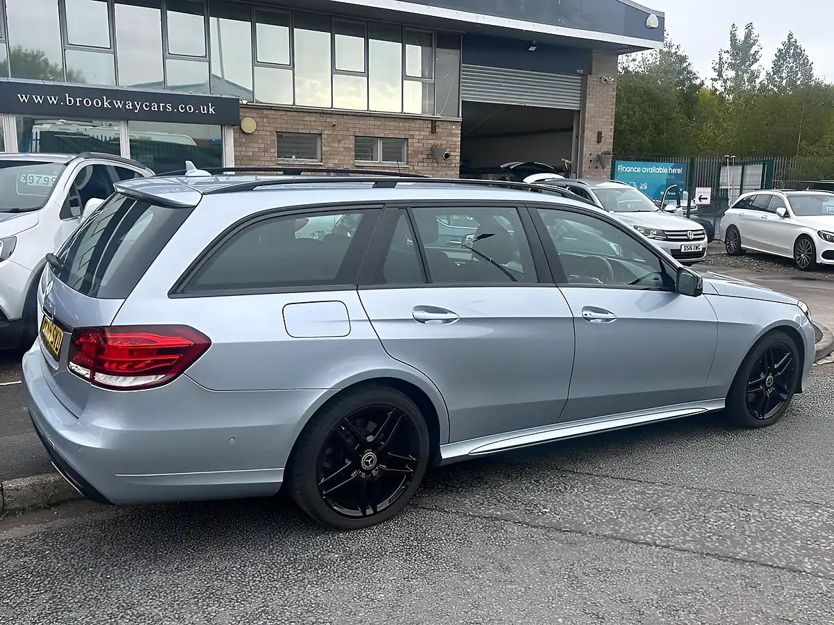 Used 2015 Mercedes-Benz E Class AMG Night Edition Silver - Interior and Exterior details 3