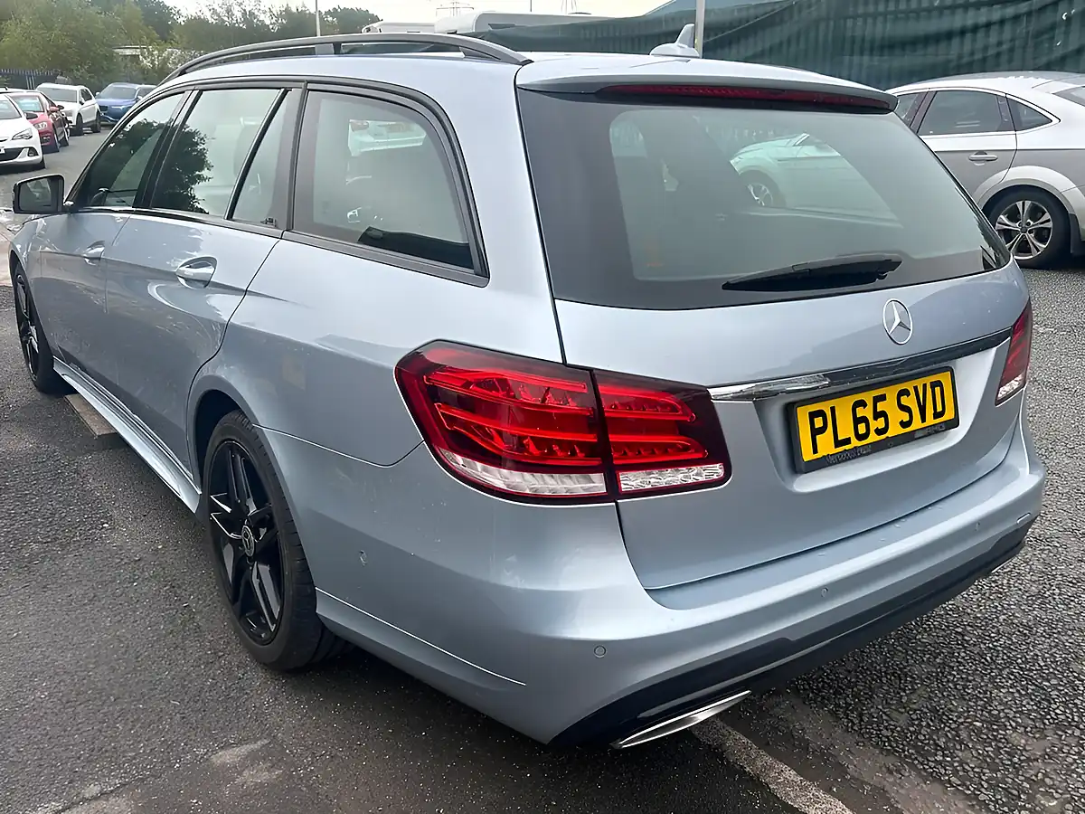 Used 2015 Mercedes-Benz E Class AMG Night Edition Silver - Interior and Exterior details 6