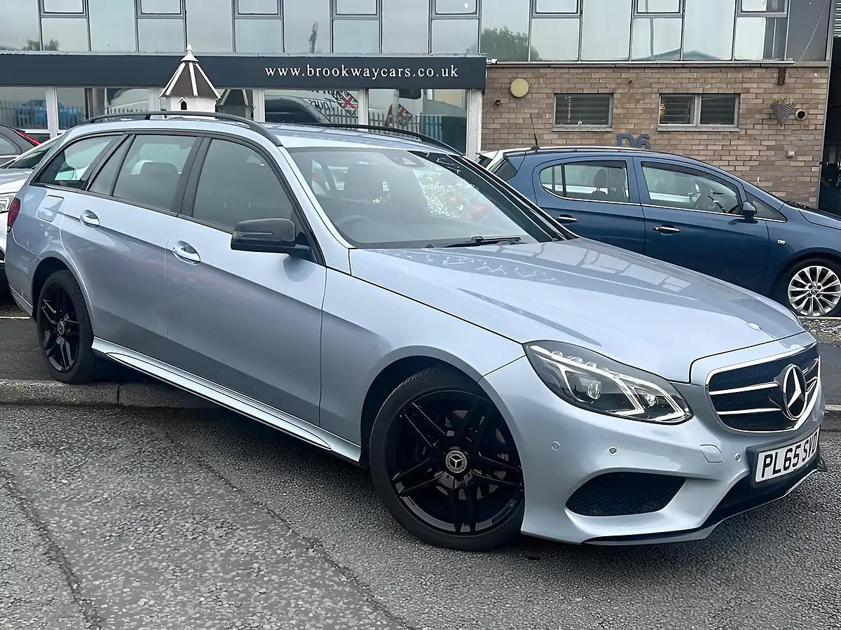 Used 2015 Mercedes-Benz E Class AMG Night Edition Silver - Interior and Exterior details 7