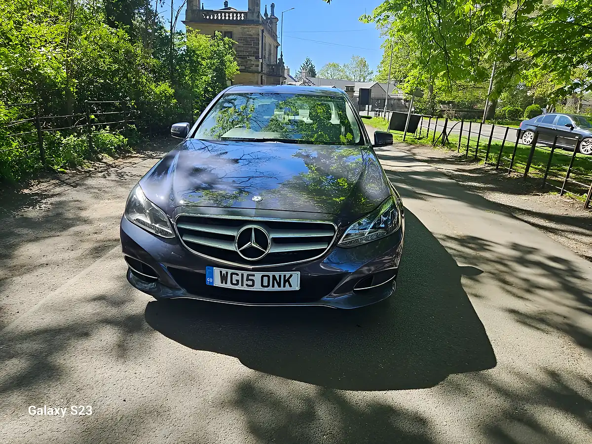 Used 2015 Mercedes-Benz E-Class Se Blue - Interior and Exterior details 10