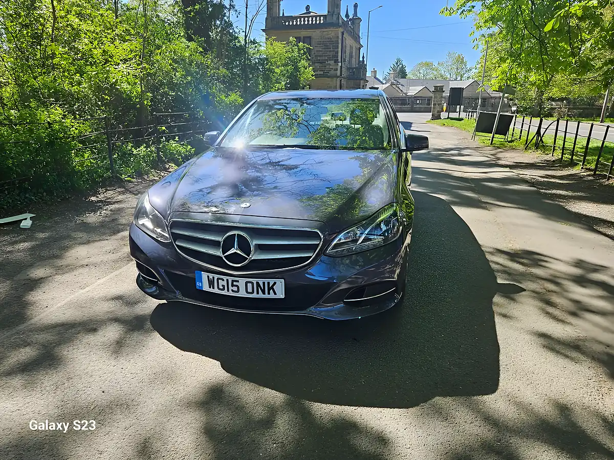 Used 2015 Mercedes-Benz E-Class Se Blue - Interior and Exterior details 11