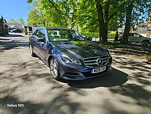 Used 2015 Mercedes-Benz E-Class Se Blue - Interior and Exterior details 4