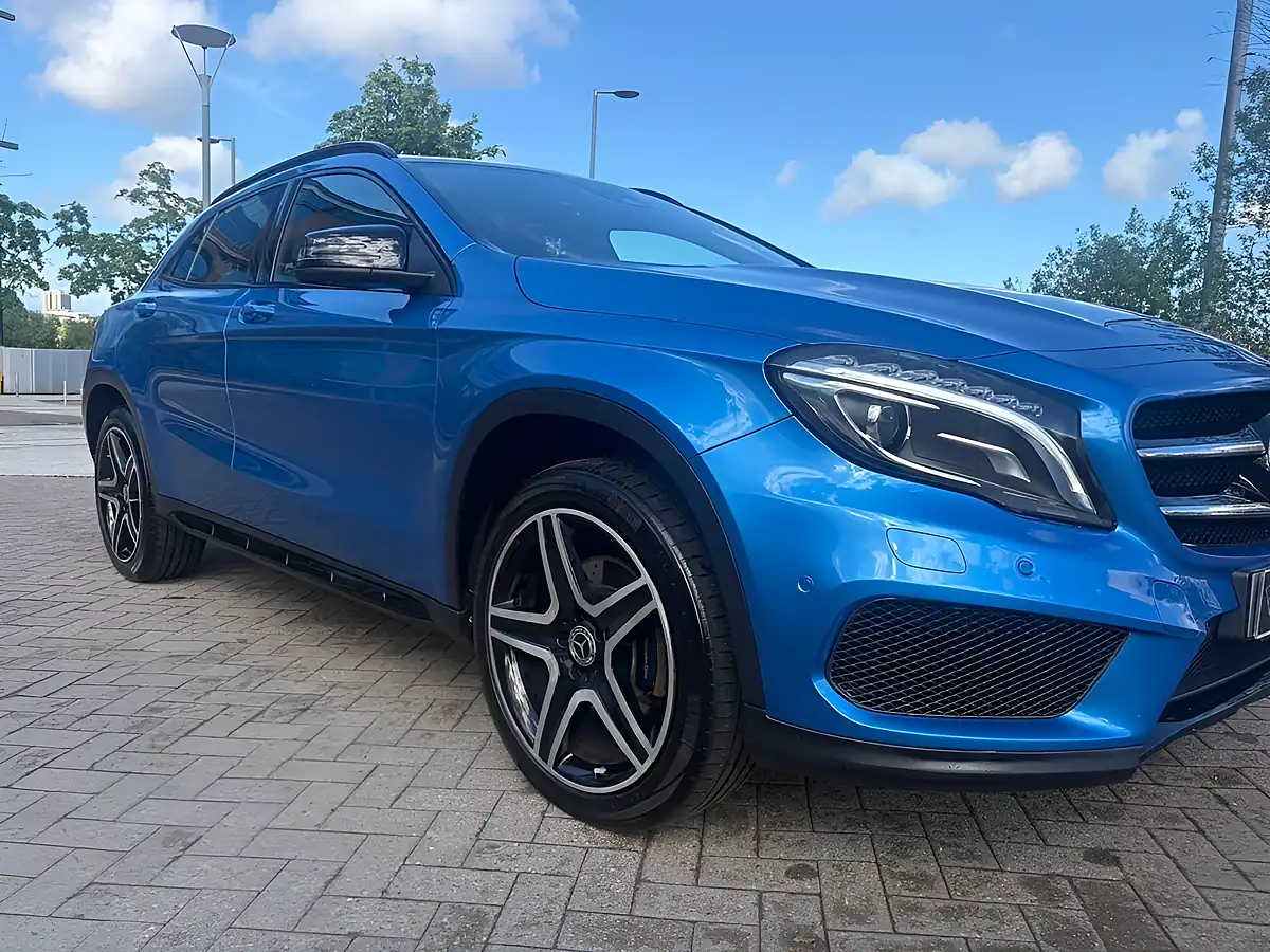 Used 2015 Mercedes-Benz Gla AMG Line (premium Plus) Blue - Interior and Exterior details 8